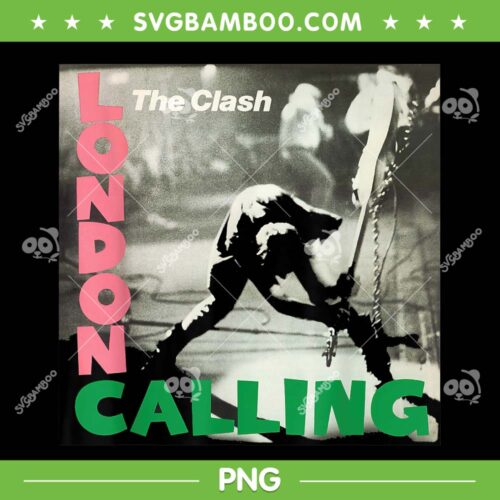 The Clash London Calling PNG, London Calling Music Pop PNG, English Rock Band PNG