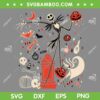 The Nightmare Before Christmas Jack Zero SVG, Disney Jack Skellington Halloween SVG, Jack Skellington DXF SVG PNG EPS