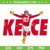 Travis Kelce SVG PNG, Chiefs Kelce 87 SVG, Kansas City Chiefs Kelce DXF SVG PNG EPS