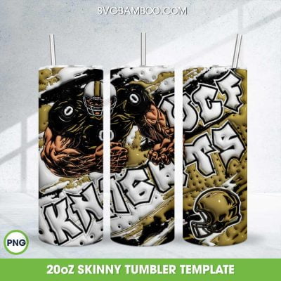 UCF Knights 3D Inflated Tumbler Wrap PNG, Knights Football Teams 20oz Skinny Tumbler Template PNG UCF Knights 3D Inflated Tumbler Wrap PNG, Knights Football Teams 20oz Skinny Tumbler Template PNG