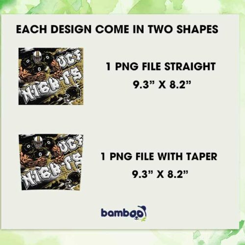 UCF Knights 3D Inflated Tumbler Wrap PNG, NCAA Football Team 20oz Skinny Tumbler Template PNG UCF Knights 3D Inflated Tumbler Wrap PNG, NCAA Football Team 20oz Skinny Tumbler Template PNG