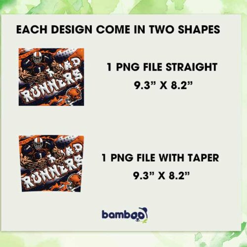 UTSA Roadrunners 3D Inflated Tumbler Wrap PNG, NCAA UTSA Logo 20oz Skinny Tumbler Template PNG