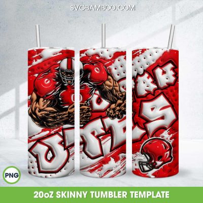 Utah Utes 3D Inflated Tumbler Wrap PNG, Football NCAA Logo 20oz Skinny Tumbler Template PNG Utah Utes 3D Inflated Tumbler Wrap PNG, Football NCAA Logo 20oz Skinny Tumbler Template PNG