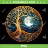 Yin Yang Tree Of Life PNG, Yin Yang Tree Sun Moon PNG, Moon Sun PNG