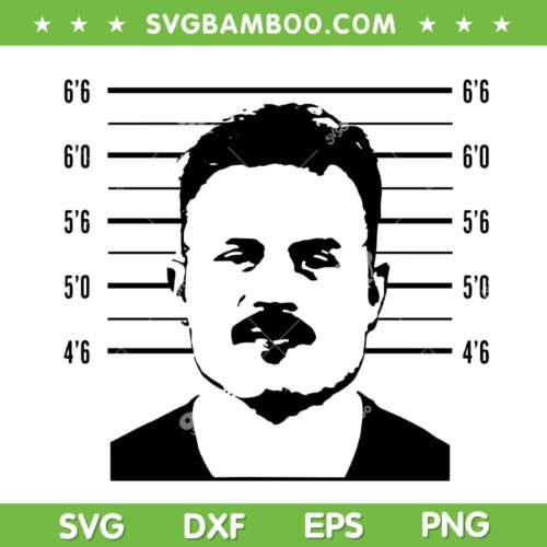 Zach Bryan Mug Shot SVG PNG, Something In The Orange SVG, Country Music DXF SVG PNG EPS