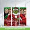 3D Inflated Christmas Movies Characters Tumbler Wrap PNG, Grinch Movie Xmas 20oz Skinny Tumbler Template PNG 3D Inflated Christmas Movies Characters Tumbler Wrap PNG, Grinch Movie Xmas 20oz Skinny Tumbler Template PNG