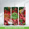 3D Inflated Grinch Brewing Co Tumbler Wrap PNG, Merry Grinchmas Est 1966 20oz Skinny Tumbler Template PNG 3D Inflated Grinch Brewing Co Tumbler Wrap PNG, Merry Grinchmas Est 1966 20oz Skinny Tumbler Template PNG