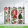 3D Inflated Grinch Stealing Lights Tumbler Wrap PNG, Merry Grinchmas 20oz Skinny Tumbler Template PNG 3D Inflated Grinch Stealing Lights Tumbler Wrap PNG, Merry Grinchmas 20oz Skinny Tumbler Template PNG