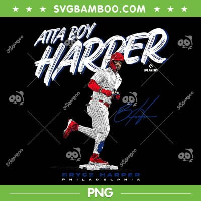 Atta Boy Harper PNG, Bryce Harper Philadelphia MLBPA PNG, Bryce Harper Philadelphia Phillies PNG
