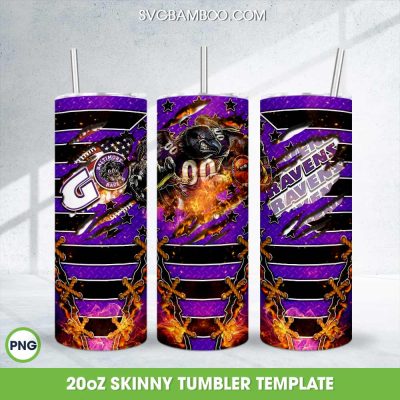 Baltimore Ravens Mascot Tumbler Wrap PNG, NFL Sports Logo Baltimore Ravens 20oz Skinny Tumbler Template PNG Baltimore Ravens Mascot Tumbler Wrap PNG, NFL Sports Logo Baltimore Ravens 20oz Skinny Tumbler Template PNG