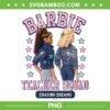 Barbie Teacher Squad PNG, Barbie Doll Teacher PNG, Pink Doll Teacher PNG