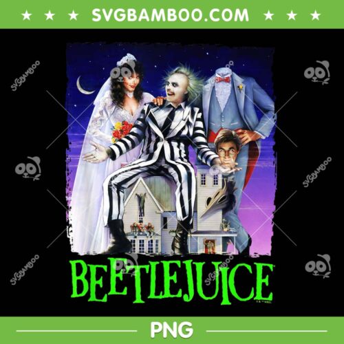 Beetlejuice Spooky Movie Poster PNG, Beetlejuice Halloween PNG, Horror Movie Halloween PNG