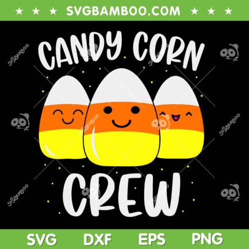 Candy Corn Crew SVG PNG, Candy Corn Cutie SVG, Halloween Candy Corn DXF SVG PNG EPS
