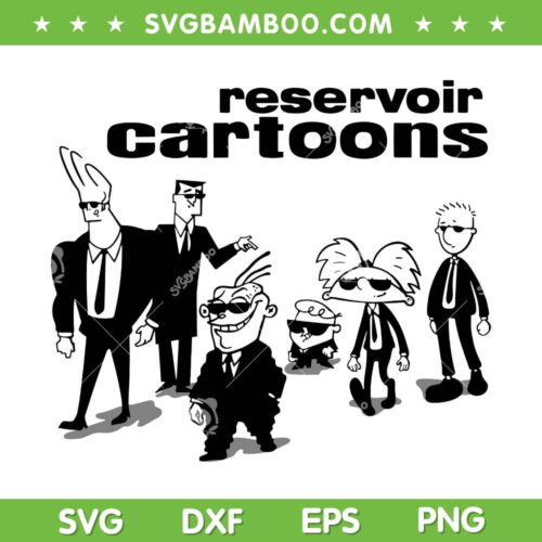 Cartun Dogs V4 SVG PNG, Cartoons Reservoir SVG, Love Cartoon DXF SVG PNG EPS