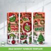Christmas Grinch 3D Inflated Tumbler Wrap PNG, Drink Up Grinches 20oz Skinny Tumbler Template PNG Christmas Grinch 3D Inflated Tumbler Wrap PNG, Drink Up Grinches 20oz Skinny Tumbler Template PNG