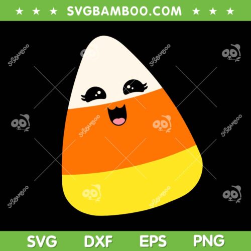 Cute Halloween Candy Corn Costume SVG PNG, Candy Corn Halloween SVG, Candy Corn Smiley DXF SVG PNG EPS