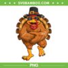 Dancing Turkey Thanksgiving PNG, Funny Turkey Dabbing PNG, Happy Thanksgiving PNG