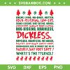Dickless Christmas SVG PNG, Funny Grinch Cheap No Good SVG, Christmas Grinch DXF SVG PNG EPS