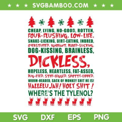 Dickless Christmas SVG PNG, Funny Grinch Cheap No Good SVG, Christmas Grinch DXF SVG PNG EPS Dickless Christmas SVG PNG, Funny Grinch Cheap No Good SVG, Christmas Grinch DXF SVG PNG EPS