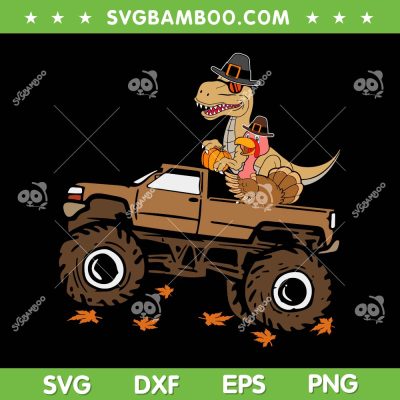 Dinosaur Turkey Riding Truck SVG PNG, Kids Boys Thanksgiving Monster Truck SVG, Turkey And Dinosaur Thanksgiving DXF SVG PNG EPS Dinosaur Turkey Riding Truck SVG PNG, Kids Boys Thanksgiving Monster Truck SVG, Turkey And Dinosaur Thanksgiving DXF SVG PNG EPS