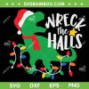 Dinosaur Wreck The Halls SVG PNG, T Rex Christmas Tree Lights SVG, Santa Dinosaur DXF SVG PNG EPS Dinosaur Wreck The Halls SVG PNG, T Rex Christmas Tree Lights SVG, Santa Dinosaur DXF SVG PNG EPS