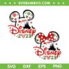 Disney Christmas 2023 SVG PNG, Mickey Mouse Ear Christmas SVG, Mickey Disney Castle Ears DXF SVG PNG EPS