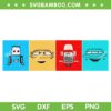 Disney Pixar Cars Funny Face SVG PNG, Lightning McQueen And Friends Face SVG, Car Face DXF SVG PNG EPS