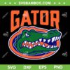 Florida Fear The Chomp Gator SVG PNG, Funny Florida Gator Logo SVG, Gator Head DXF SVG PNG EPS