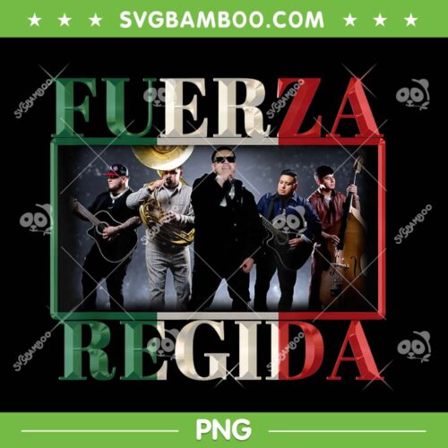 Fuerza Regida PNG, Music Band Mexican Flag PNG, Mexican American Band PNG