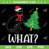 Funny Cat What Christmas SVG PNG, Black Cat Knock Down The Tree SVG, Christmas Black Cat DXF SVG PNG EPS Funny Cat What Christmas SVG PNG, Black Cat Knock Down The Tree SVG, Christmas Black Cat DXF SVG PNG EPS
