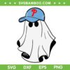 Ghost Phillies Fan SVG PNG, Cute Ghost Philadelphia Philly Baseball SVG, Philadelphia Boo DXF SVG PNG EPS Ghost Phillies Fan SVG PNG, Cute Ghost Philadelphia Philly Baseball SVG, Philadelphia Boo DXF SVG PNG EPS