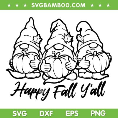 Gnomes Happy Fall Yall SVG PNG, Pumpkins Autumn Gnomies SVG, Fall Gnome Pumpkin DXF SVG PNG EPS Gnomes Happy Fall Yall SVG PNG, Pumpkins Autumn Gnomies SVG, Fall Gnome Pumpkin DXF SVG PNG EPS