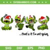 Grinch Stitch That's It Im Not Going SVG PNG, Ooh Ahh Mmm Grinch Stitch SVG, Grinch Christmas DXF SVG PNG EPS