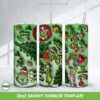 Grinch Characters Tumbler Wrap PNG, 3D Inflated Grinch Xmas 20oz Skinny Tumbler Template PNG Grinch Characters Tumbler Wrap PNG, 3D Inflated Grinch Xmas 20oz Skinny Tumbler Template PNG