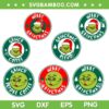 Grinch Coffee SVG Bundle, Funny Grinch Face Starbucks SVG Bundle, Merry Grinchmas DXF SVG PNG EPS