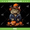 Halloween Cats Pumpkin PNG, Cat Witch And Pumpkin PNG, Pumpkin Cute Halloween PNG