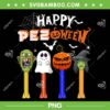 Happy Pezoween PNG, 80s PEZ Dispenser Collector PNG, Happy Halloween Pumpkin PNG