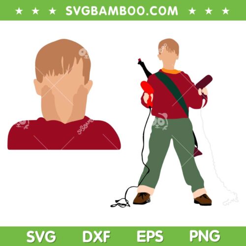 Home Alone SVG PNG, Merry Christmas You Filthy Animal SVG, Kevin McCallister DXF SVG PNG EPS
