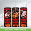 Houston Texans Mascot Tumbler Wrap PNG, NFL Football Team Logo 20oz Skinny Tumbler Template PNG
