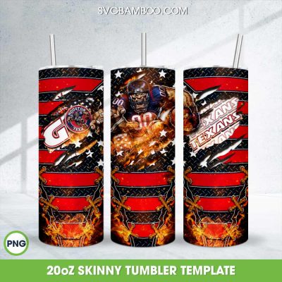 Houston Texans Mascot Tumbler Wrap PNG, NFL Football Team Logo 20oz Skinny Tumbler Template PNG Houston Texans Mascot Tumbler Wrap PNG, NFL Football Team Logo 20oz Skinny Tumbler Template PNG