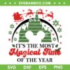 It's The Most Magical Time Of The Year SVG, Disney Castle Mouse Christmas SVG, Mickey Mouse Castle DXF SVG PNG EPS