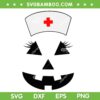 Jack O Lantern Face Pumpkin Nurse SVG, Halloween Nurse Costume SVG, Pumpkin Nurse Scary DXF SVG PNG EPS Jack O Lantern Face Pumpkin Nurse SVG, Halloween Nurse Costume SVG, Pumpkin Nurse Scary DXF SVG PNG EPS