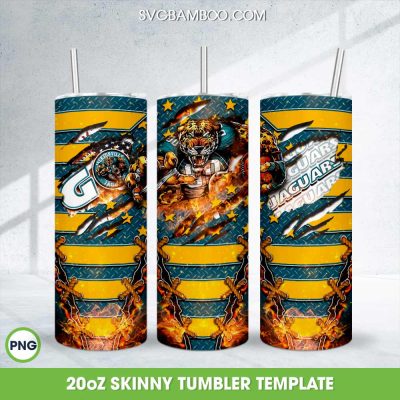 Jacksonville Jaguars Mascot Tumbler Wrap PNG, NFL Jacksonville Jaguars Logo 20oz Skinny Tumbler Template PNG Jacksonville Jaguars Mascot Tumbler Wrap PNG, NFL Jacksonville Jaguars Logo 20oz Skinny Tumbler Template PNG