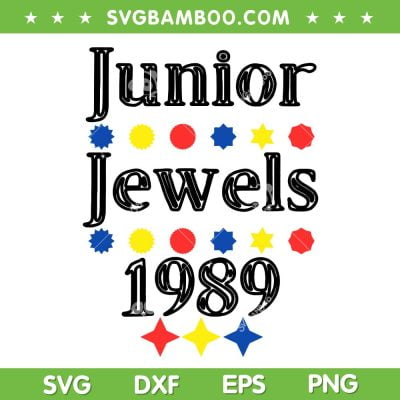 Junior Jewels 1989 SVG PNG, Taylor Swift Eras Tour 1989 SVG, Taylor Swifts Albums DXF SVG PNG EPS Junior Jewels 1989 SVG PNG, Taylor Swift Eras Tour 1989 SVG, Taylor Swifts Albums DXF SVG PNG EPS