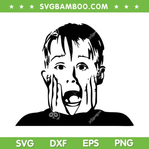 Kevin McCallister SVG PNG, Kevin Home Alone SVG, Macaulay Carson Culkin DXF SVG PNG EPS