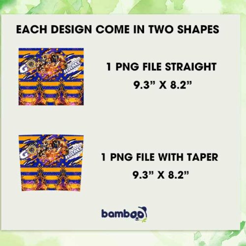 Los Angeles Rams Mascot Tumbler Wrap PNG, LA Rams Football Team 20oz Skinny Tumbler Template PNG