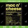 Mac And Cheese Nutrition Fact SVG PNG, Thanksgiving Mac N' Cheese SVG, Mac N Cheese Calories DXF SVG PNG EPS Mac And Cheese Nutrition Fact SVG PNG, Thanksgiving Mac N' Cheese SVG, Mac N Cheese Calories DXF SVG PNG EPS