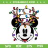 Merry Christmas Mouse Head SVG PNG, Mickey Head Christmas Lights SVG, Disney Christmas Lights DXF SVG PNG EPS Merry Christmas Mouse Head SVG PNG, Mickey Head Christmas Lights SVG, Disney Christmas Lights DXF SVG PNG EPS
