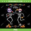 Mexican Dia De Los Muertos Skeketon Dancing PNG, Day Of The Dead Skeleton PNG, Dia De Muertos PNG