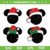 Mickey Mouse Head Santa Hat SVG PNG, Mickey And Minnie Christmas SVG, Disney Merry Christmas DXF SVG PNG EPS Mickey Mouse Head Santa Hat SVG PNG, Mickey And Minnie Christmas SVG, Disney Merry Christmas DXF SVG PNG EPS